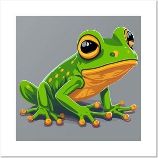 Frog Portrait Posters and Art